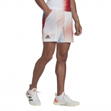 adidas Tennis Shorts Melbourne Ergo Printed Short 7in white/multicoloured Men